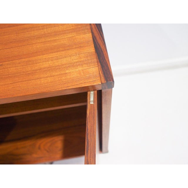 Black Wooden Sideboard with Black Doors by George Coslin For Sale - Image 8 of 16