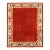 Pasargad DC Red Color Antique Chinese Art Deco Rug For Sale