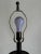 Antique White Mid-Century Glazed Stoneware Table Lamp For Sale - Image 8 of 8
