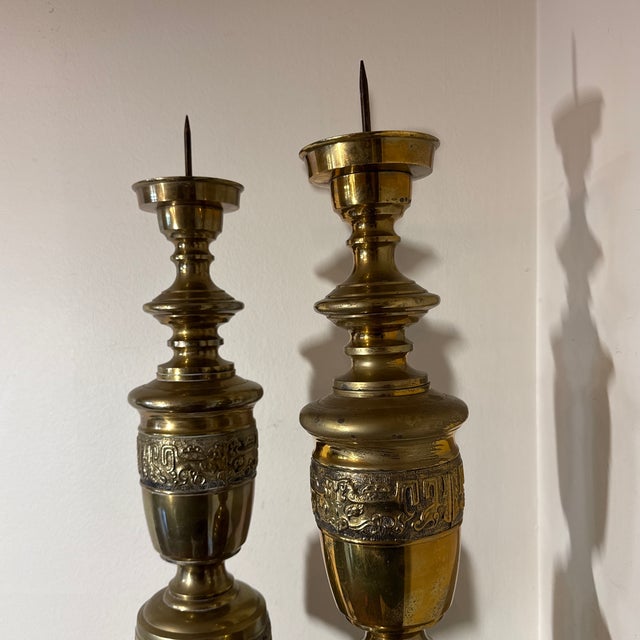 1960s James Mont Style Asian Candlesticks - A Pair For Sale In Atlanta - Image 6 of 9