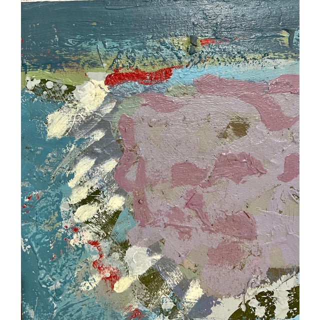 Edward Avedisian, Mod Abstract Expressionist Modernist Oil Painting Edward Avedisian Color Circles For Sale - Image 10 of 13