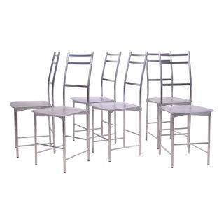 Vintage Italian Chairs by Ycami Bagutta, 1980, Set of 6 For Sale