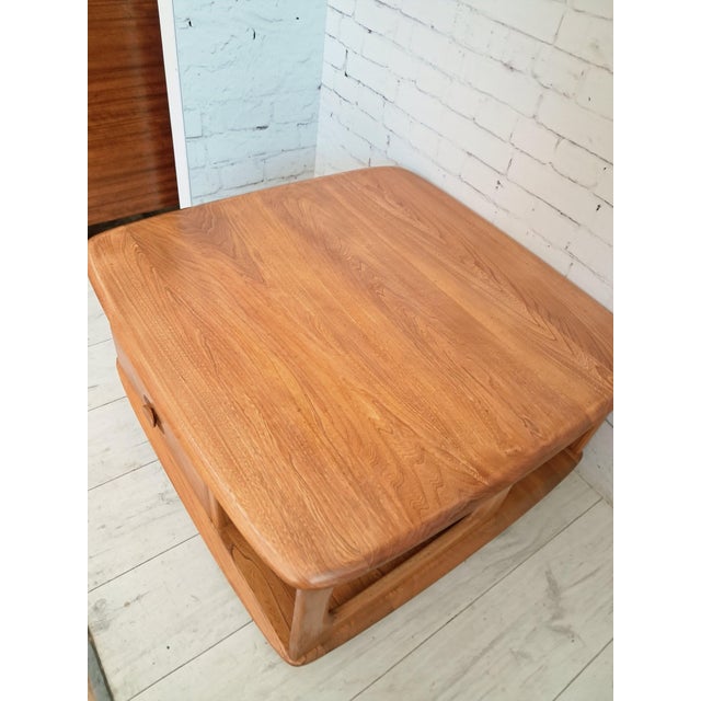 Mid-Century Modern Pandora Coffee Table in Blonde Elm by Lucian Ercolani for Ercol, 1980s For Sale - Image 12 of 18