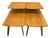 2 MCM Vintage Authentic Heywood-Wakefield Champagne M-308-G Step End Tables For Sale