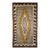 Vintage Native American Navajo Rug, Eye Dazzler Pattern, Wool & Cotton, Tribal Wall Art, 3x5 For Sale