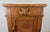 French Oak Bedside Table with Marble Top For Sale - Image 4 of 16