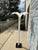 This elegant and eye-catching vintage floor lamp is designed in the glamorous Hollywood Regency style, often attributed to...