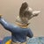 Whimsical Vintage Ceramic Pizza Chef Bunny Figurine - 12" Hand-Painted Baker Rabbit For Sale - Image 4 of 7