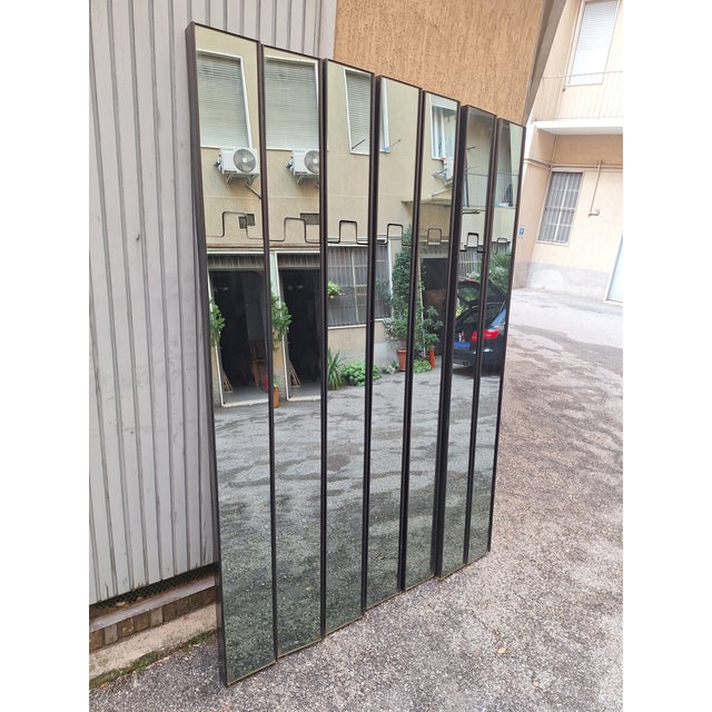 Gronda Single Mirror-Coat Hanger by Luciano Bertoncini for Elco, 1970s, in Very Good conditions. Designed 1970 to 1979 I...