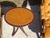 English Wooden and Leather Side Table, 1960s For Sale - Image 13 of 18