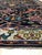 Navy Oriental Floral Hand-Knotted Wool Rug 6x9 For Sale - Image 4 of 5