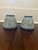 Custom Shirred Block Print Sconce Shades, Pair For Sale In New York - Image 6 of 6