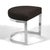 This sleek little stool has a half-round upholstered seat supported by a chromed steel cantelievered base. The design...