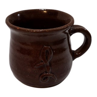 "Cleater Meaders 74" Brown Glazed Mug For Sale