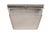 Silver Square Ceiling Light Fixture with Brass Mounting and Original Chrome Plating, 1930s For Sale - Image 8 of 8