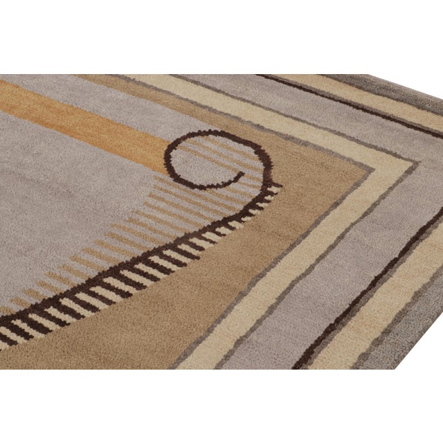 Not Yet Made - Made To Order Rug & Kilim’s Modern French Art Deco Style Rug in Gray with Geometric Pattern - 14x18 For Sale - Image 5 of 7