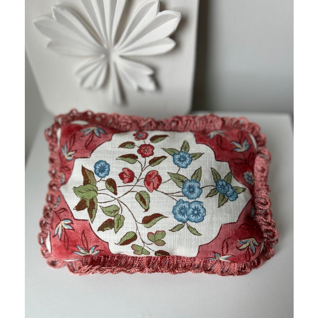 Sanderson, Nina Campbell, Brunschwig & Fils, Samuel & Sons Lavender-Filled Decorative Pillows - Collection of 2 (1 Large, 1 Small) For Sale - Image 10 of 11