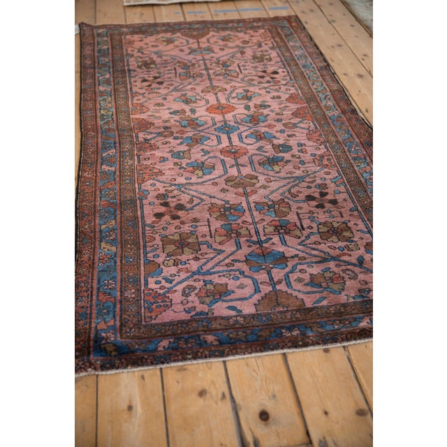 1920s Antique Persian Lilihan Floral Multicolor Wool Rug For Sale - Image 10 of 11