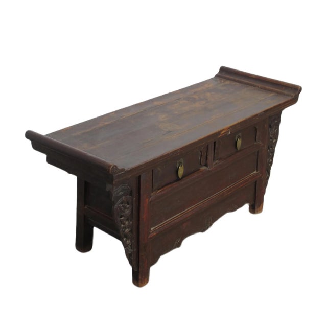 Early 20th Century Hard Carved Antique Accent Table For Sale - Image 5 of 9
