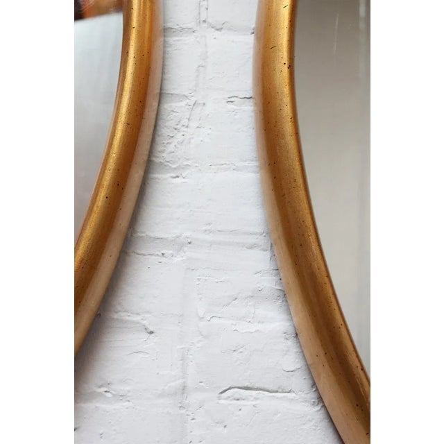 1960s Vintage Pair of Labarge Oval Giltwood Wall Mirrors For Sale - Image 5 of 13