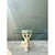 Vintage Plaster Dolphin Base Glass Dining Table For Sale - Image 4 of 12