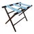 Mid 20th Century Needlepoint Wood Luggage or Serving Tray Rack Stand For Sale