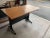 Vintage Herman Miller sit standing desk in collaboration with Geoff Hullington , no markings top needs restoration see...