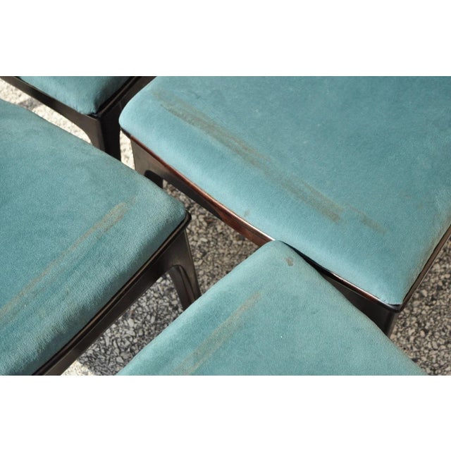 Vintage John Stuart Cane Back Mid Century Modern Asian Dining Chairs - Set of 10 For Sale - Image 9 of 12