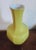 1930s Chinese Art Deco Monochrome Yellow Porcelain Bottle Shaped Vase with Octagonal Ribs For Sale In New York - Image 6 of 11