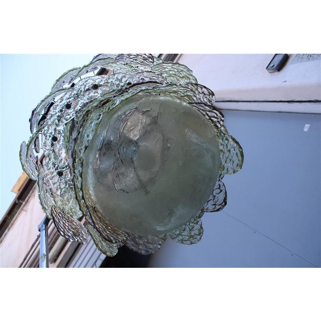 Mid-Century Modern TORCELLO Murano Glass Chandelier by Gino Vistosi, 1960 For Sale - Image 3 of 18