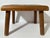 Vintage 1970s/1908s Hand Crafted Wooden Folk Art Foot Stool For Sale - Image 4 of 12