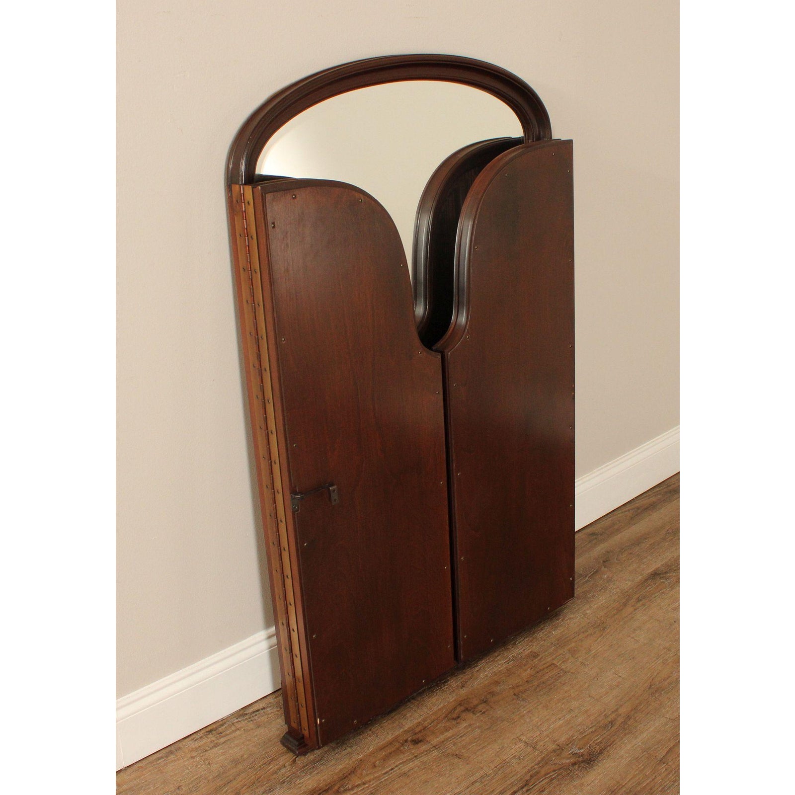 Ethan Allen Georgian Court Cherry Trifold Mirror