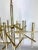 Nine Lights Chandelier in Gilded Chrome by Sciolari, 1960s For Sale - Image 4 of 12