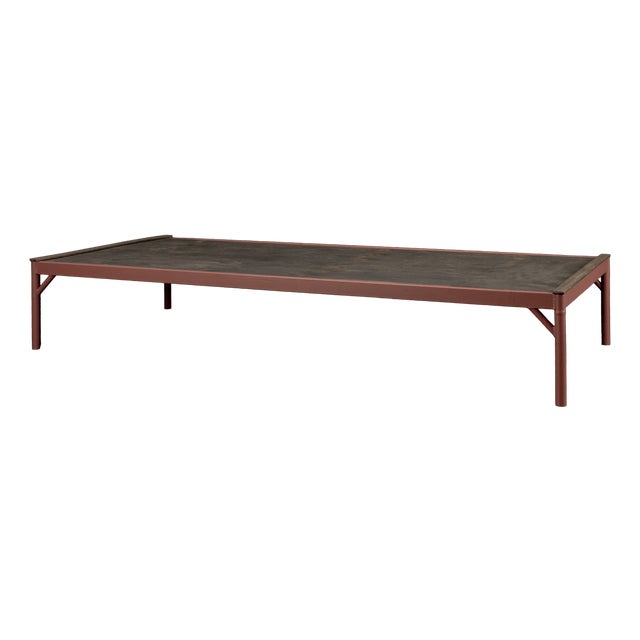 Steel and Wood Daybed or Low Table, 1960s For Sale