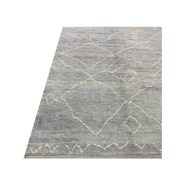Handwoven Moroccan Area Rug 10x14 For Sale - Image 9 of 11