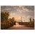 JACOBUS THEODORUS ABELS Dutch, 1803-1866 A Moonlit River Landscape 18 1/4" H x 3 1/2" D x 22 1/4" W (framed) 11 5/8" H x...
