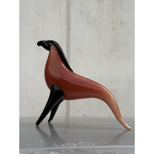 Glass Sculpture Horse Hippocampus by Toni Zuccheri for Barovier & Toso, 1980 For Sale - Image 9 of 9