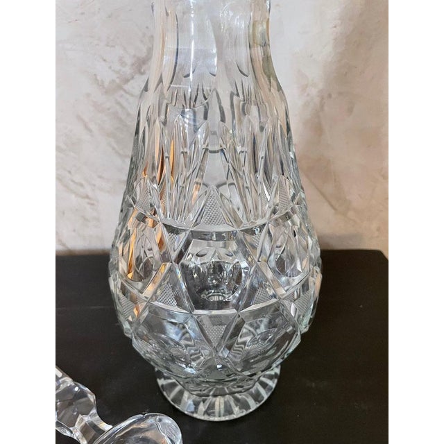 Wine Carafe in Crystal, 1970 For Sale - Image 10 of 13