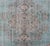 Vintage Oushak Rug With Aqua Color Background and Brown Highlights For Sale - Image 4 of 8