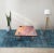 Pink Low Coffee Table with Marble Top and Chromed Steel Legs For Sale - Image 8 of 9