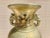 Vintage Solid Brass Vase For Sale - Image 9 of 11