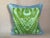Contemporary Green Ikat Pillow For Sale In Philadelphia - Image 6 of 6