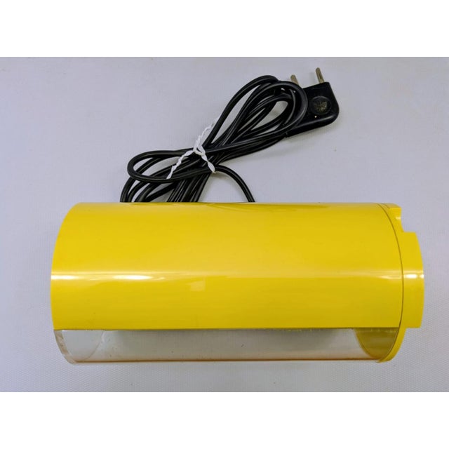 Plastic Yellow Cifra 3 Syncron Clock from Solari Udine, Italy, 1966 For Sale - Image 7 of 11