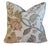 Shabby Chic Designer Corole Fabrics Rambling Floral Botanical Feather/Down Pillow For Sale - Image 3 of 7