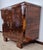 Small and compact Venetian Art Deco "Vanity" sideboard from the height of the Deco period, entirely made of walnut burl. A...
