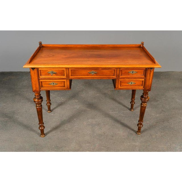 Wood Gründerzeit Desk, Late 19th Century For Sale - Image 7 of 18