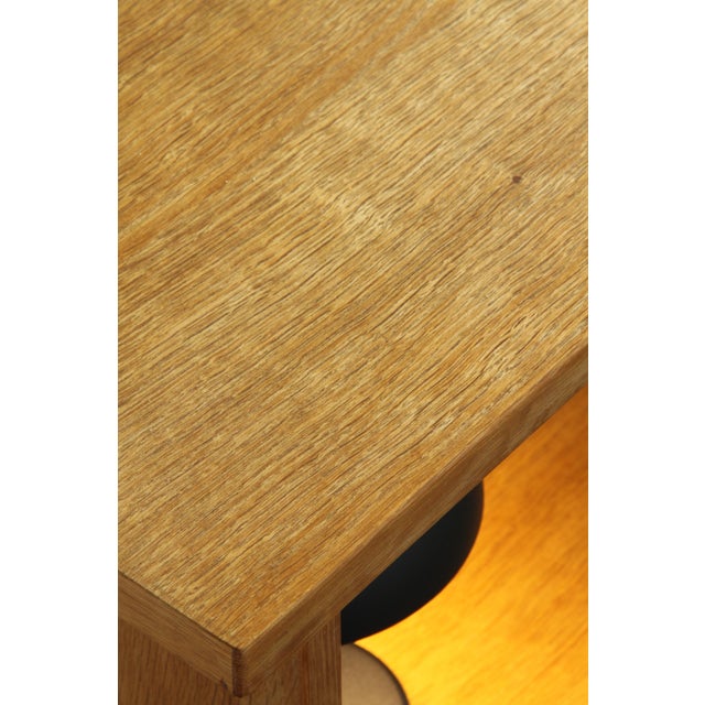 Vintage Danish Brutalist Oak Desk by Henning Kjærnulf, 1960s For Sale - Image 17 of 18