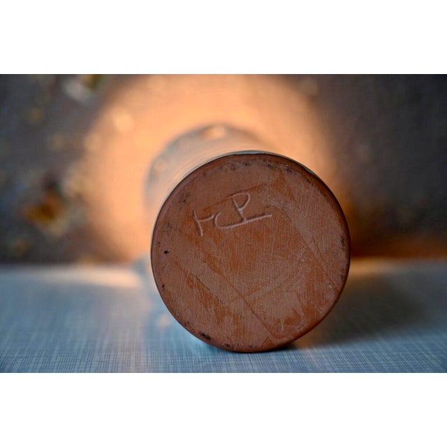 Boho Chic Vintage French Ceramic Night Light from PCP, 1960 For Sale - Image 3 of 9