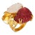 Natasha Ring in Yellow, size 5 For Sale