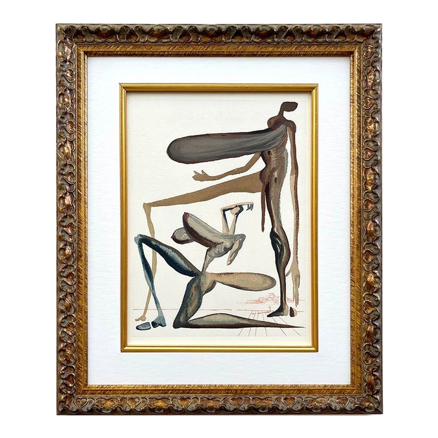 1960s Salvador Dali Purgatory 22 Prodigality Framed For Sale